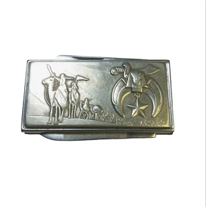 VTG Ancient Egyptian Army Pocketknife File Made Hong Kong Pharaoh Emblem Camel - Picture 1 of 7