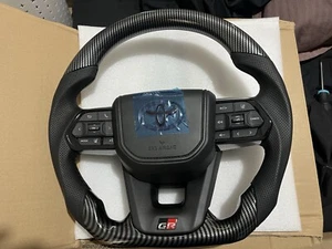 Carbon Fibre Steering Wheels For Toyota With GR Logo - Picture 1 of 4