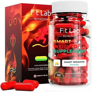 FIT LAB Cápsulas Avanzadas de Control de Peso, 90 Cápsulas - Natural, Vegano, 45 Días Su - Imagen 1 de 6