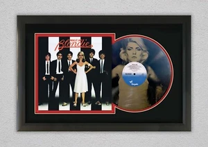 Expositor de vinilo negro grabado láser edición limitada Blondie Debra Harry - Imagen 1 de 4