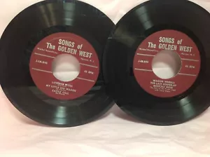 LIEDER DES GOLDENEN WESTENS - DIE SÖHNE DES LILA WEISEN & Asst - 2 Waldorf Schallplatten - Bild 1 von 5
