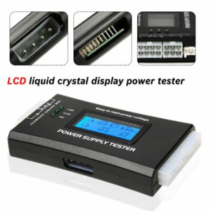Power Supply Tester 20/40  Pin LCD PSU HD ATX BTX Voltage Test Source