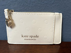 KATE SPADE Fragrance Holder ID Credit Card Coin Slot Wallet Pouch Heart Zip Pull