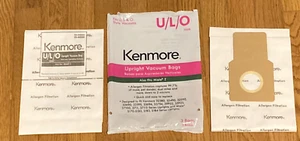 Kenmore Upright Vacuum Bags 54322 Fits U L & O Style - OPEN PACK OF 2 BAGS - Picture 1 of 1