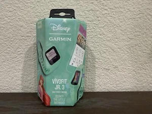 Garmin vivofit jr. 3, Kids Fitness Tracker | Disney The Little Mermaid | Sealed - Picture 1 of 6