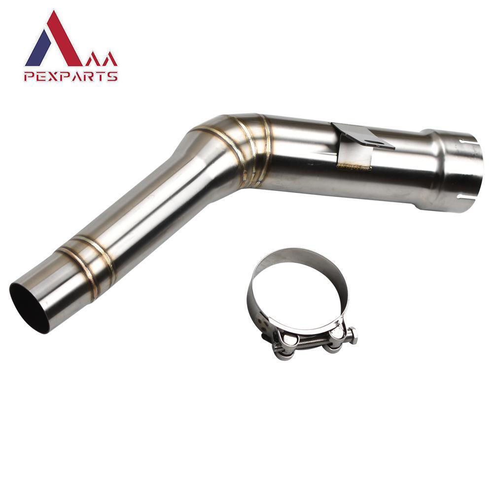 Tubo De Escape Modificado Para Coche Y Moto – Con Adaptador De 28-45mm Y Enlace De 51mm | Acero Inoxidable | Fácil Instalación