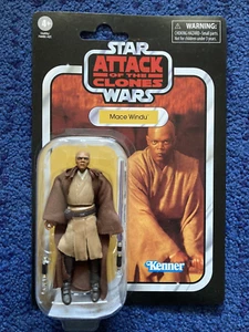 Star Wars Vintage Collection MACE WINDU VC35 Attack Of The Clones. NIB, RARE! - Picture 1 of 4