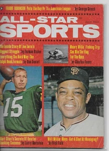 1967 All Star Sports Bart Starr Packers Willie Mays Giants Magazine - Picture 1 of 1