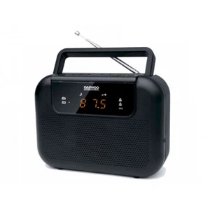 Radio digital portátil AM/FM Daewoo DRP-27 color negro Usada - Imagen 1 de 1