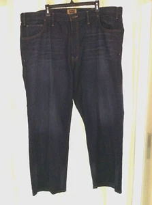 Men's Sz 48 Foundry Supply Co. Denim Dark Blue Jeans 100% Cotton CLASSIC RELAXED - Picture 1 of 10