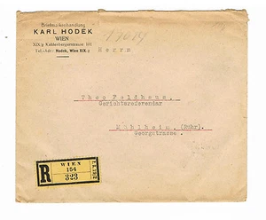 Österreich R-Brief Einschreiben MIF MiNr. 378 + 387 + 396 ab Wien 15.11.1924 - Picture 1 of 2