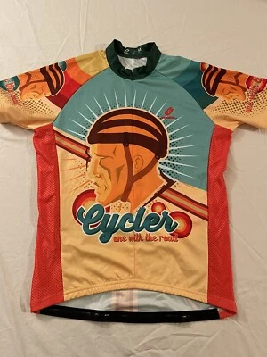 Jersey de ciclismo Scudo Pro mediano multicolor 3/4 cremallera para hombre’s Foto 1 de 4