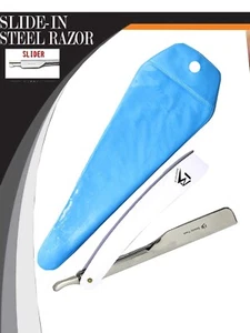Barber Salon Straight Cut Throat Shaving Razor Rasoirs Rasoi Navalha Steel White - Picture 1 of 4
