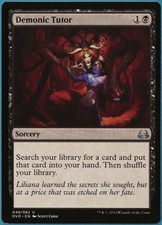 Demonic Tutor Duel Decks Anthology: Divine vs. Demonic NM CARD (240733) ABUGames