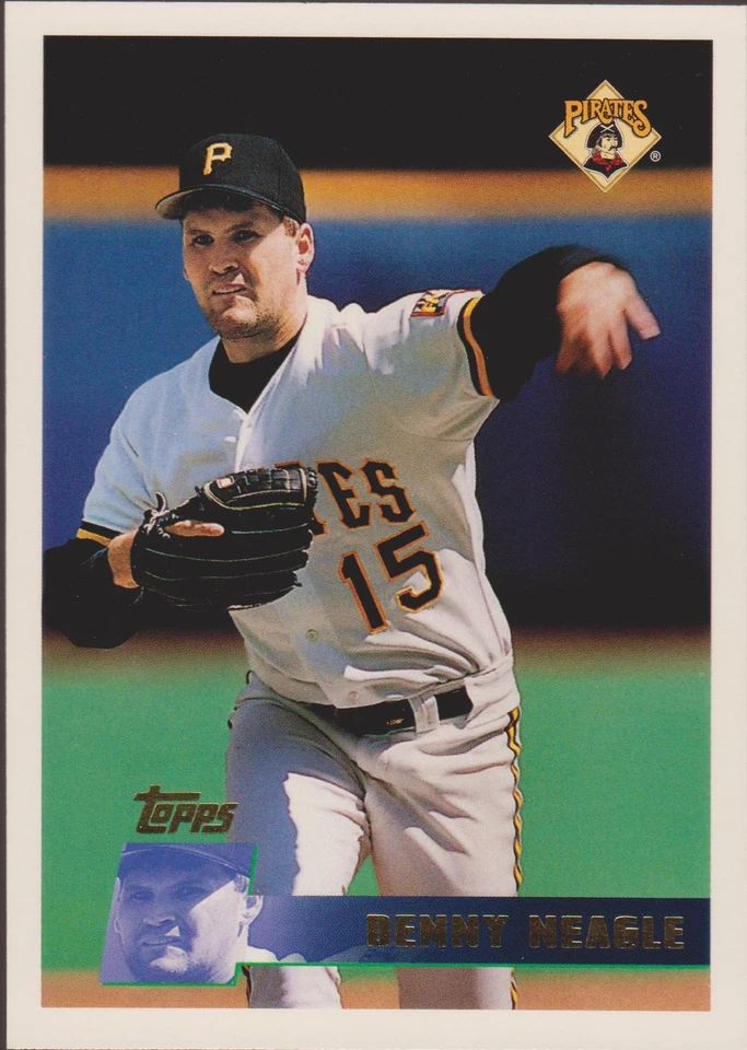 1996 Topps Denny Neagle #421 Pittsburgh Pirates Baseball Card - Image 1 of 1