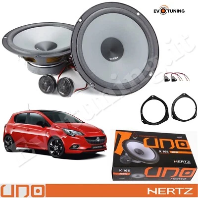 Kit 4 Casse Altoparlanti Anteriori 2 Vie HERTZ K 165 per OPEL Corsa E dal 2014> - Immagine 1 di 4