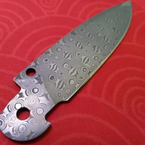VIP  1:1 Damascus 58HRC Clip Point Blade for Benchmade 535 Replace Component - Picture 1 of 5