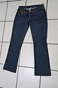 *True Religion* Women Unique Soft Blue Denim Joey Jeans Size 27 - Picture 1 of 4