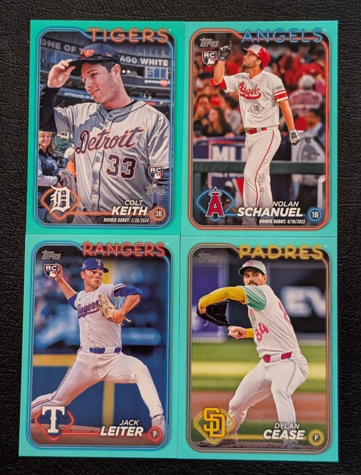 2024 Topps Update Series Aqua Parallels ~ You Pick ~ Complete Your Set - Image 1 of 1