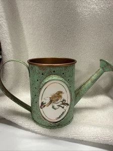 Marjolein Bastin Natures Sketchbook Series Bird Coppertone Metal Watering Can 4” - Picture 1 of 4