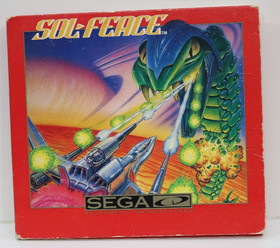 Sol-Feace (1993) Sega CD Disc + Manual Complete TESTED Good Condition   (102813)