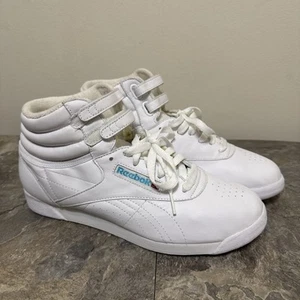 REEBOK Hi Top donna anni '90 classico stile libero taglia 9,5 NOS - Foto 1 di 12