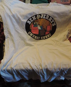 BEN & JERRY'S ICE CREAM T SHIRT TEE CHUBBY HUBBY XXXL VINTAGE LOOK - Picture 1 of 4