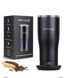 X Taza de café con calefacción 19 oz., 8 horas de duración de la batería, autocalentamiento, temperatura ajustable... - Imagen 1 de 4