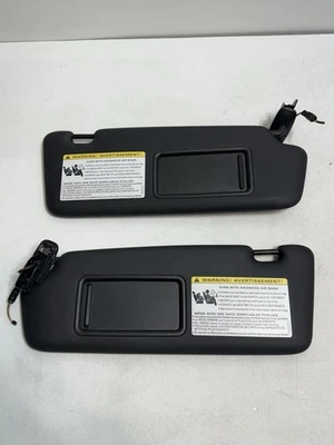2016-2018 AUDI Q3 SPORT LEFT & RIGHT SUN-VISOR W/ MIRROR SET 8UO857551 FFC0 OEM - Image 1 of 4