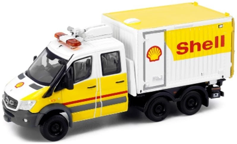 TINY CITY MERCEDES-BENZ SPRINTER FL 6x6 SHELL CROSS COUNTRY  1-76 SCALE ATC65290 - Image 1 of 1