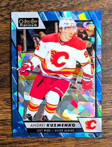 Andrei Kuzmenko 2023-24 cubierta superior O-Pee-Chee platino #105 fragmento azul/125 - Imagen 1 de 2