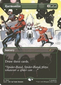 MTG Harmonize 7021 Rare Secret Lair Marvel's Spider-Man: Bonus Cards - Picture 1 of 1