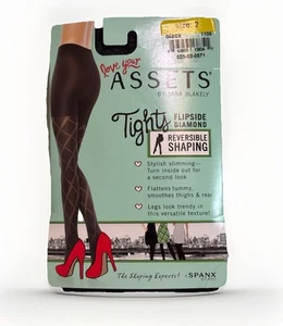 Assets by Spanx Flipside Diamond Reversible Shaper Black Size 2 - Picture 1 of 3
