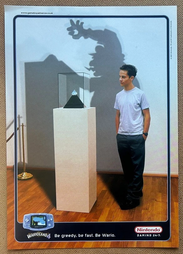 WARIO LAND 4 - 2002 full page UK magazine ad NINTENDO GAME BOY ADVANCE - Image 1 of 1