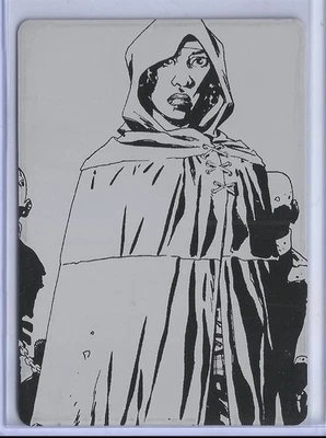 The Walking Dead Comic Series 1 Printing Plate Black 1/1 Michonne KAC - Image 1 of 2