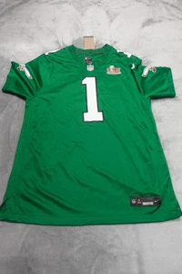 Camiseta deportiva para hombre 2024 Philadelphia Eagles Jalen Hurts Kelly verde Super Bowl LIX L - Imagen 1 de 9