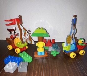 Lego Duplo Jake And The Neverland Pirates 10539 Beach Racing Captain Hook Skully
