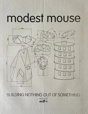 MODEST MOUSE BUILDING NOTHING OUT OF SOMETHING Newsprint Promo Poster - Image 1 of 4