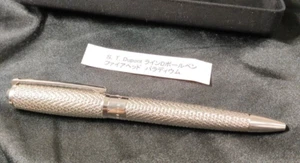 S.T. DuPont Line D Firehead Palladium Twisted Ballpoint pen (No Box) Super Rare - Picture 1 of 8