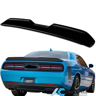 For 2015-2023 Dodge Challenger Rear Spoiler Wing Trunk Lip Gloss Black,ABS Foto 1 de 4