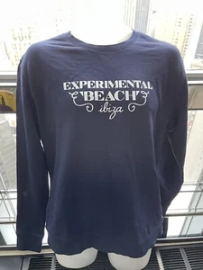 Sweatshirt Ibiza Experimental Beach Size XL Blue Very Rare Sold Out Diesel - Picture 1 of 8