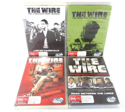 The Wire Complete Seasons One Two Four Five DVD Boxsets MA15+ PAL R4 2005 HBO - Image 1 of 4