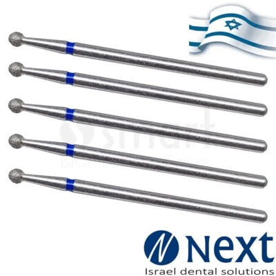 Lot x5 Surgical bone trimming cutting diamond bur sinus HP Ø3 mm - Image 1 of 3