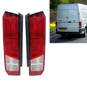 Fits VW Crafter 2017 Onward Rear Back Tail Light Lamp Lens Right / Left / Pair - Picture 1 of 23