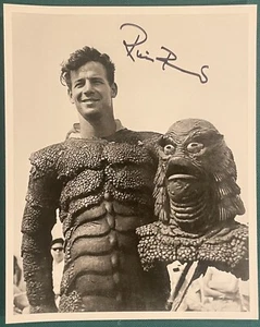 Foto autografiada firmada por Ricou Browning de la Laguna Negra de 8x10 - Imagen 1 de 1