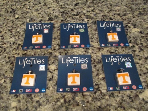 University Tennessee Charm Pendant LifeTiles by wincraft (lot of 6 charms) Cover