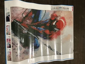 DIAMOND ART- SPIDER-MAN - 30x40 Round Drills- Includes Everything Needed - Picture 1 of 2