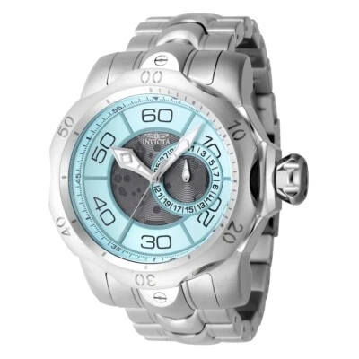 Reloj Invicta 47910 para hombre 54 mm esfera Venom Aqua tono plateado acero inoxidable Foto 1 de 3