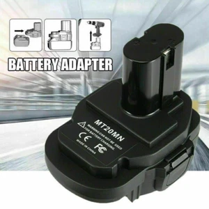 Accesorios convertidor adaptador de batería para herramienta eléctrica para Makita 18V MT20MN - Imagen 1 de 12