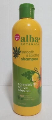 🆕 Champú suave y calmante Alba Botanica aceite de semilla de cannabis sativa - 12 fl oz. Foto 1 de 4